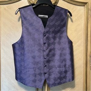 Perry Ellis Lilac Purple & Black Vest